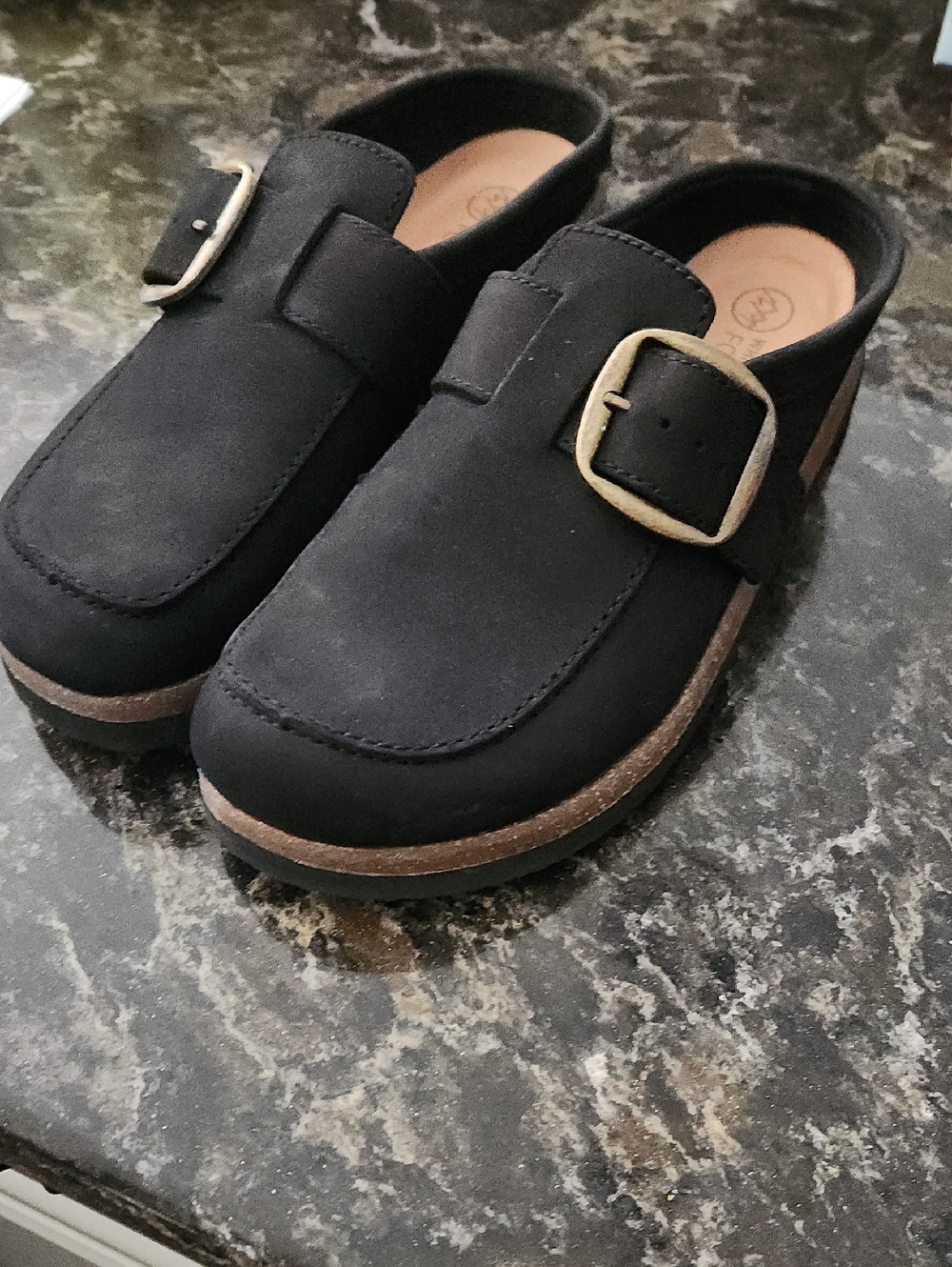 White Mountain Black Clogs